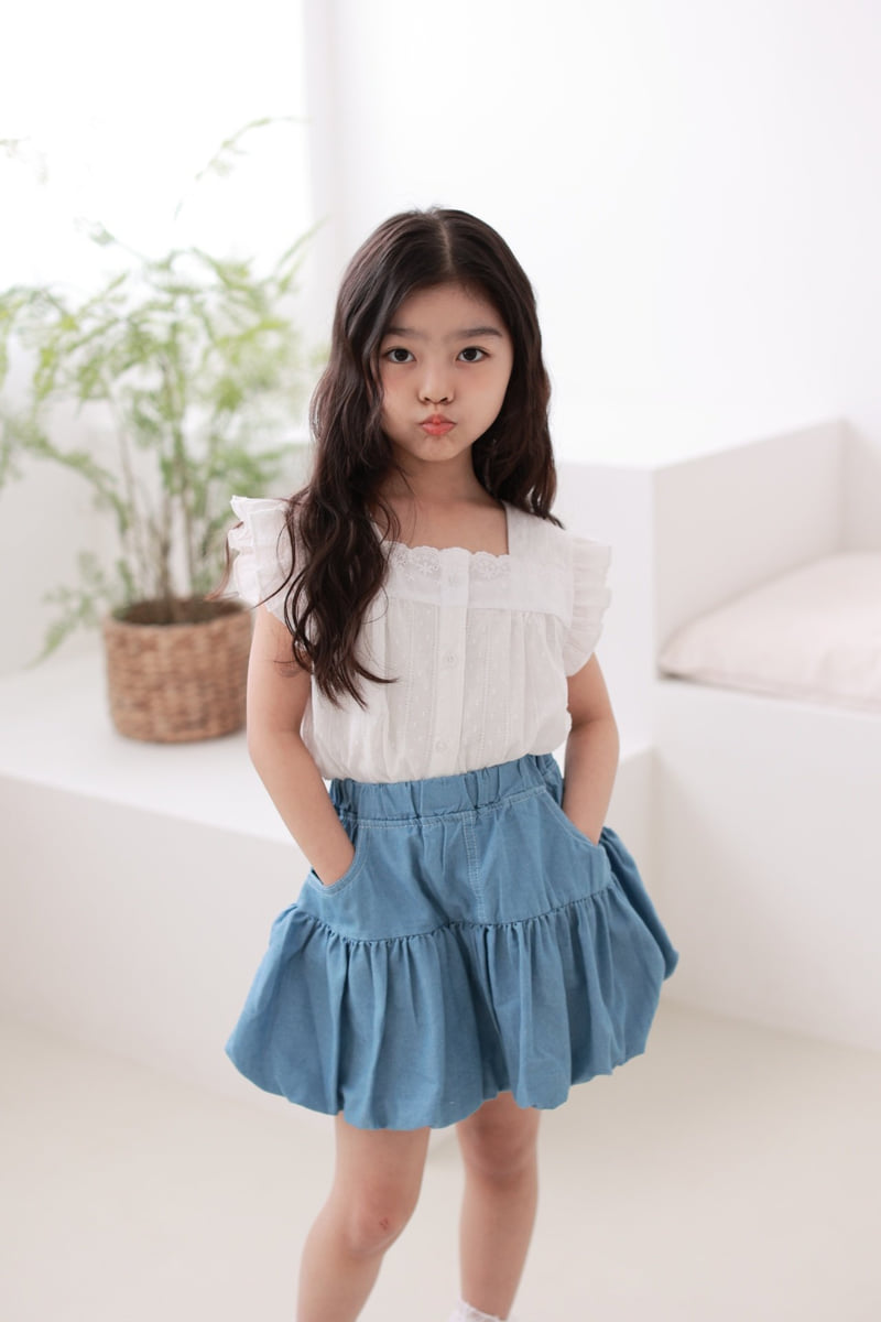 Dalla - Korean Children Fashion - #childofig - Blanc Blouse - 6