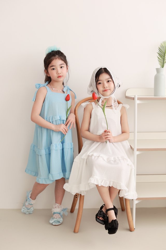 Dalla - Korean Children Fashion - #childofig - Cancan Strap One-Piece - 5