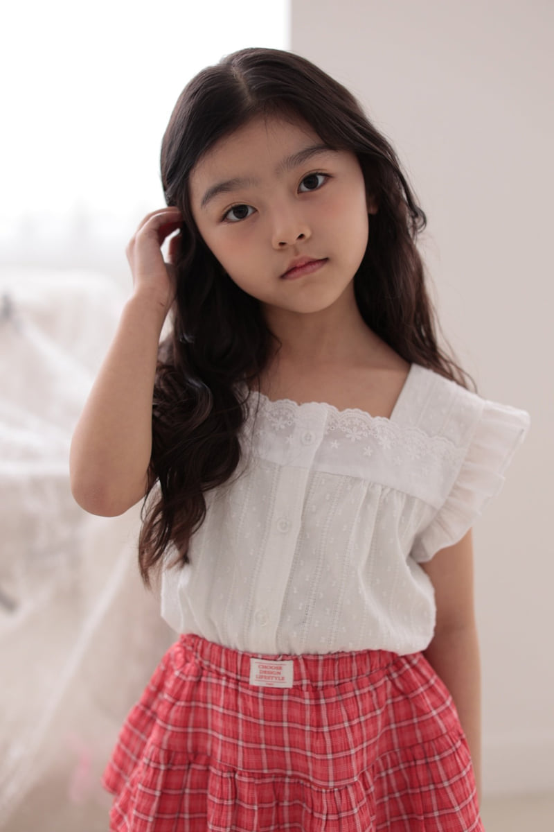 Dalla - Korean Children Fashion - #childrensboutique - Blanc Blouse - 8