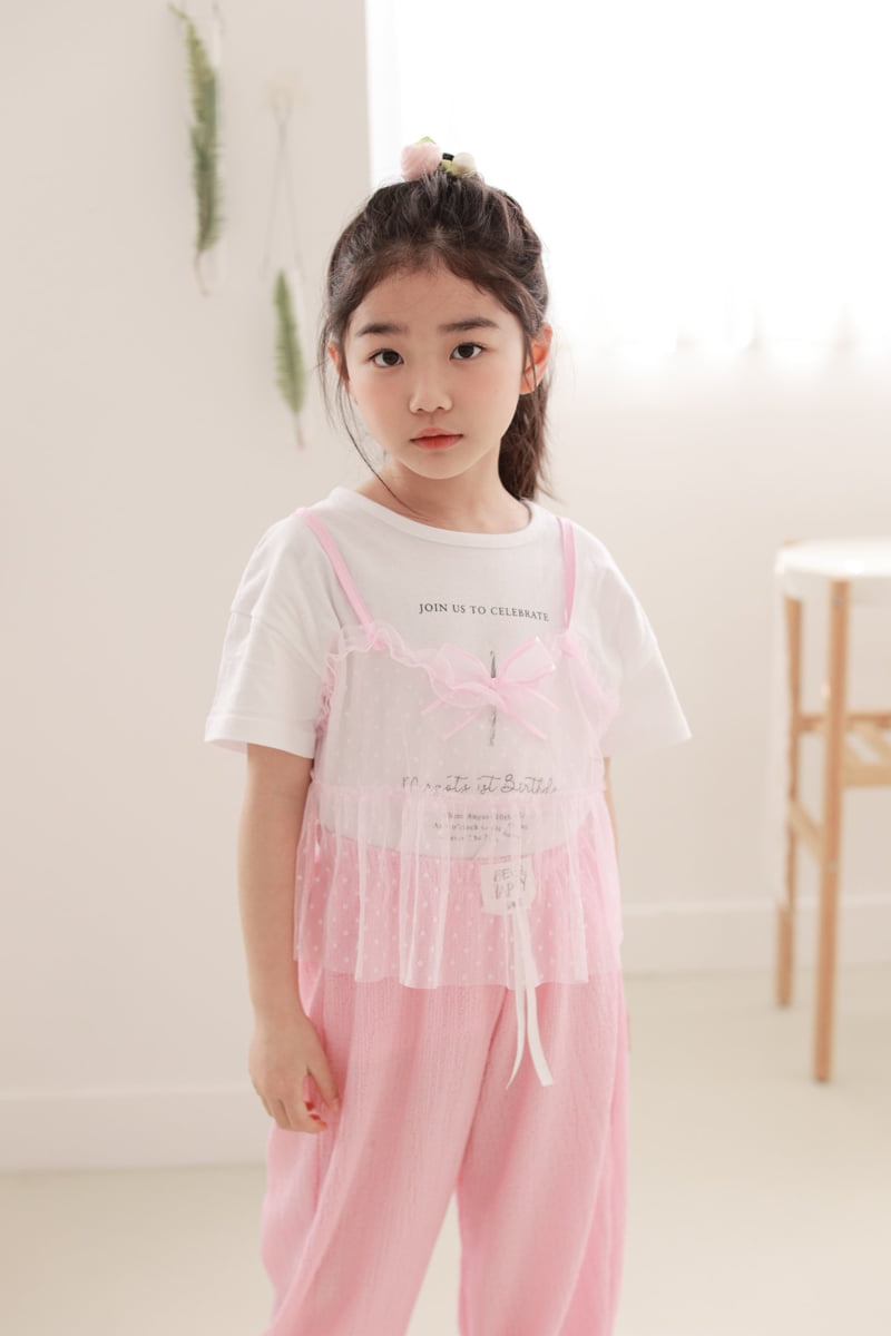 Dalla - Korean Children Fashion - #designkidswear - Dot Mesh Bustier - 11