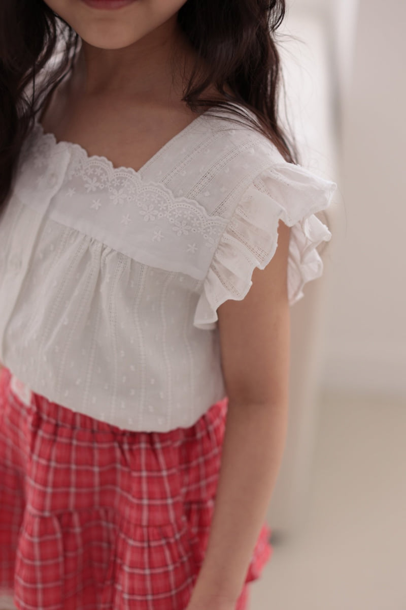 Dalla - Korean Children Fashion - #designkidswear - Blanc Blouse - 9