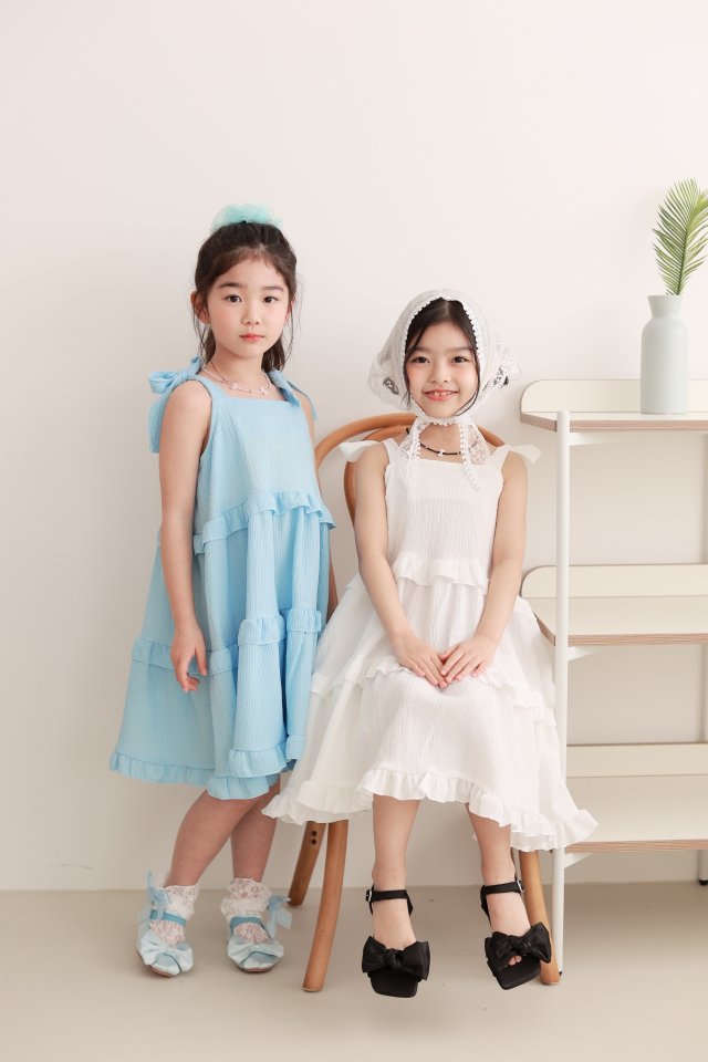 Dalla - Korean Children Fashion - #discoveringself - Cancan Strap One-Piece - 8