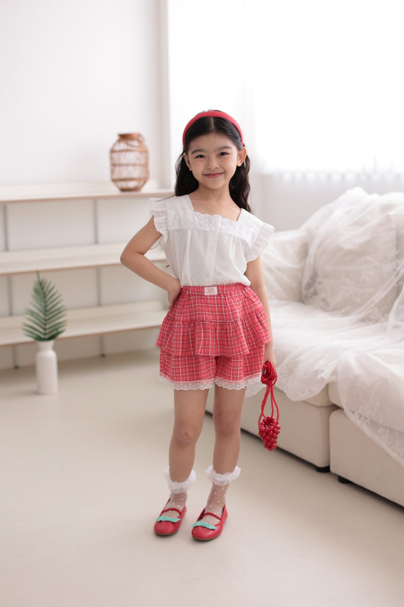 Dalla - Korean Children Fashion - #fashionkids - Blanc Blouse - 11