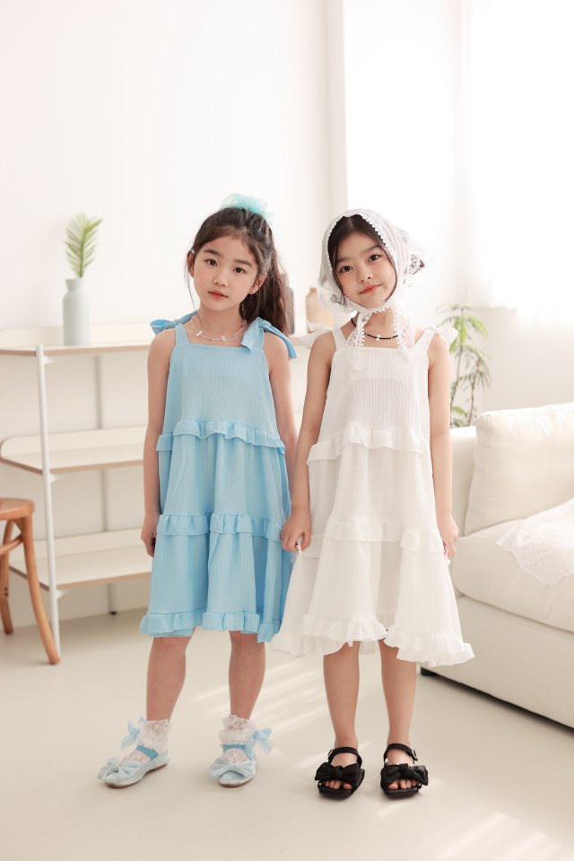 Dalla - Korean Children Fashion - #fashionkids - Cancan Strap One-Piece - 9