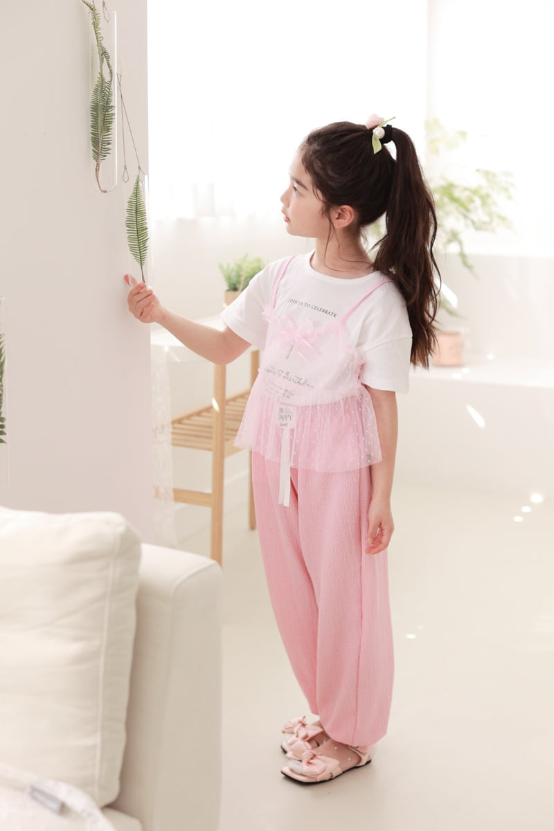 Dalla - Korean Children Fashion - #kidsshorts - Be Happy Ice Jogger Pants - 12