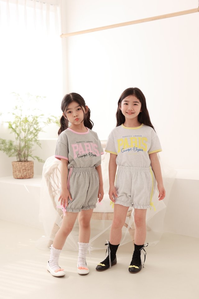 Dalla - Korean Children Fashion - #kidsshorts - Paris PK Tee - 9