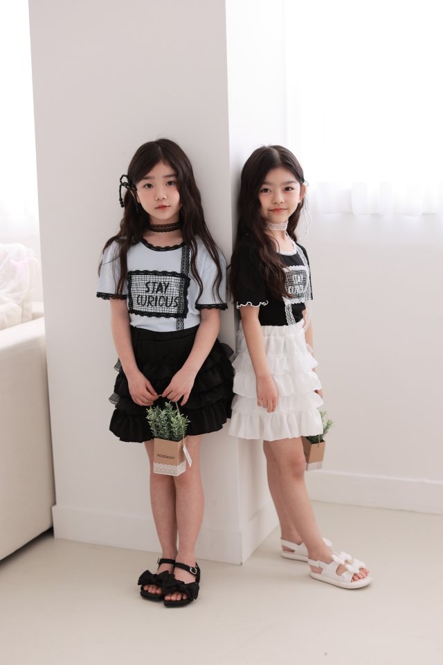 Dalla - Korean Children Fashion - #kidsshorts - Et Span Tee - 6