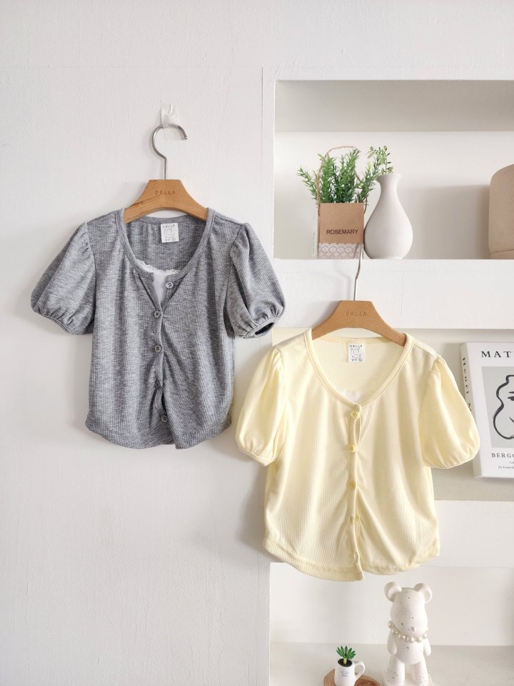 Dalla - Korean Children Fashion - #kidsstore - Lara Cardigan Tee - 2