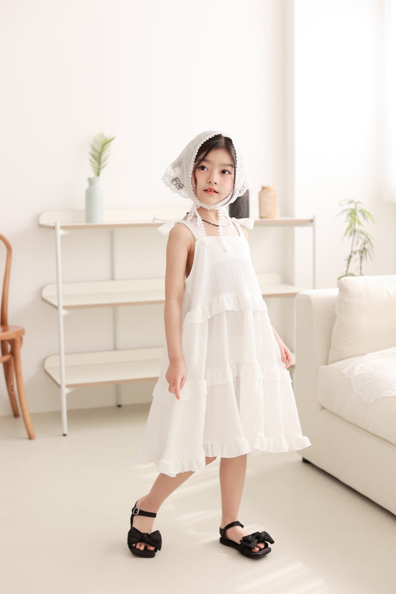 Dalla - Korean Children Fashion - #kidsstore - Cancan Strap One-Piece - 11