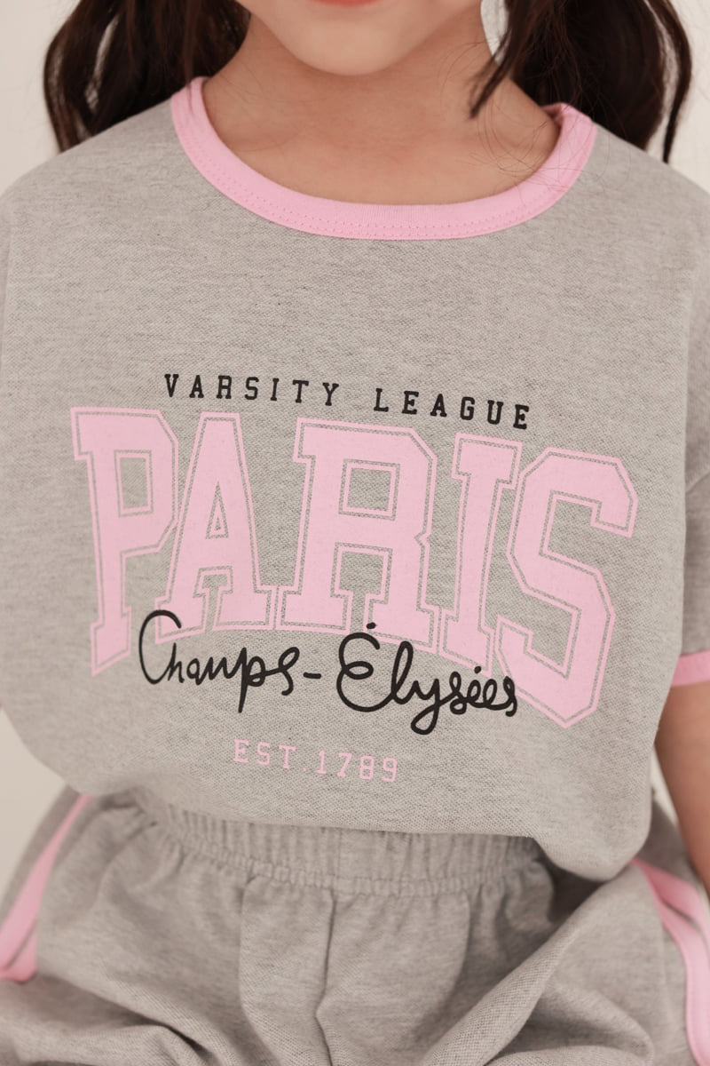 Dalla - Korean Children Fashion - #kidzfashiontrend - Paris PK Tee - 11
