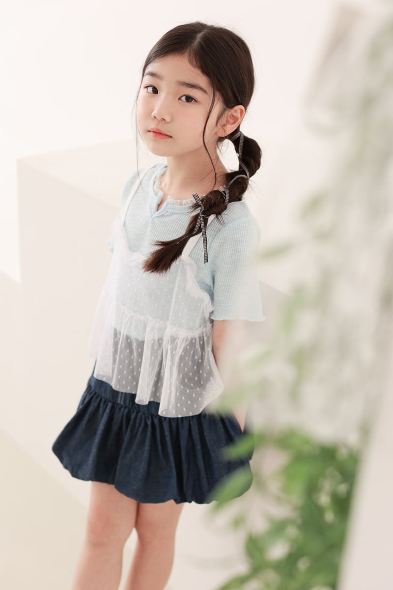 Dalla - Korean Children Fashion - #kidzfashiontrend - Wave Rib  Tee - 9