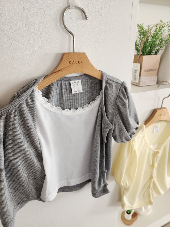 Dalla - Korean Children Fashion - #kidzfashiontrend - Lara Cardigan Tee - 3