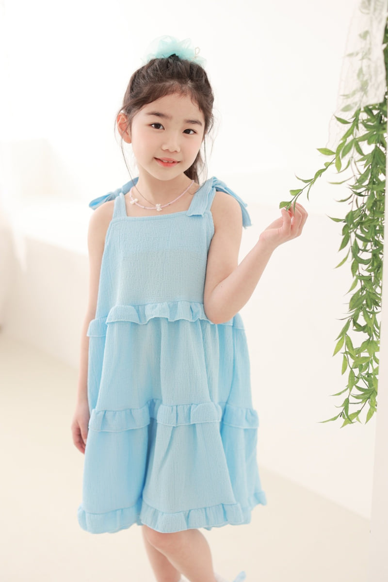 Dalla - Korean Children Fashion - #kidzfashiontrend - Cancan Strap One-Piece - 12