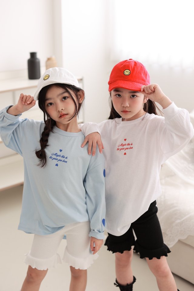 Dalla - Korean Children Fashion - #littlefashionista - Love Summer Long Sleeve Tee - 6