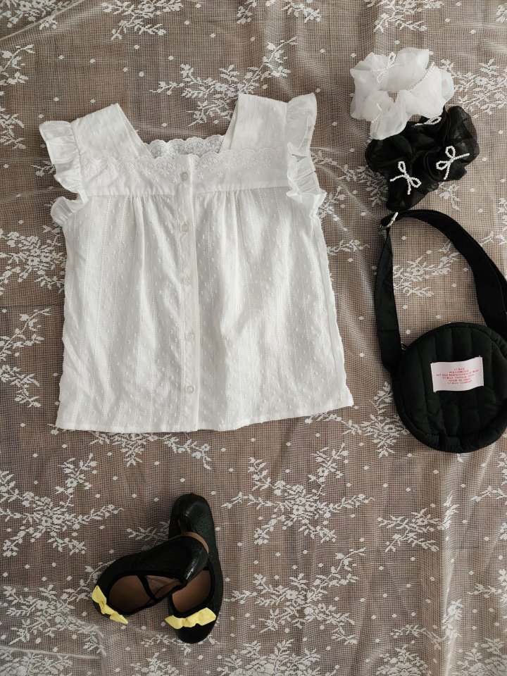 Dalla - Korean Children Fashion - #littlefashionista - Blanc Blouse - 2