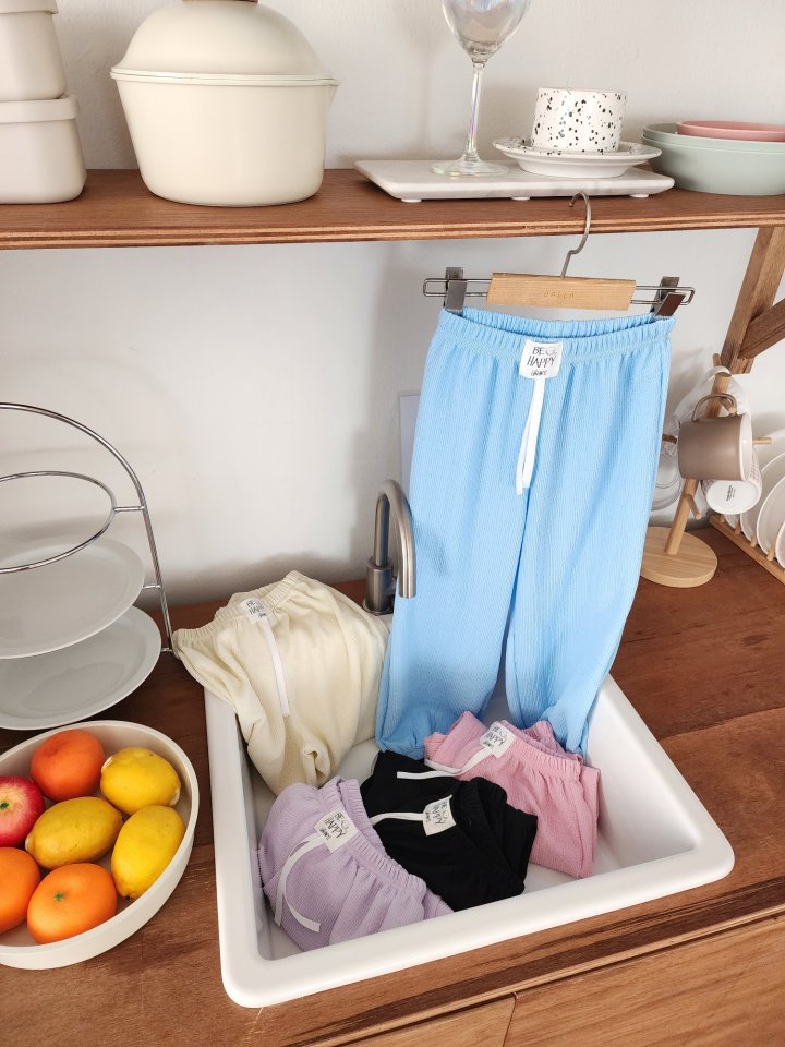 Dalla - Korean Children Fashion - #magicofchildhood - Be Happy Ice Jogger Pants