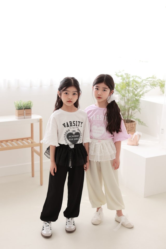 Dalla - Korean Children Fashion - #magicofchildhood - Varsity Long Tee - 8