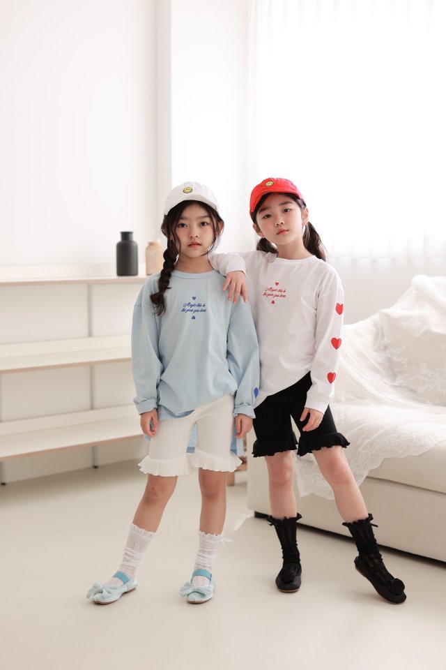 Dalla - Korean Children Fashion - #magicofchildhood - Love Summer Long Sleeve Tee - 7
