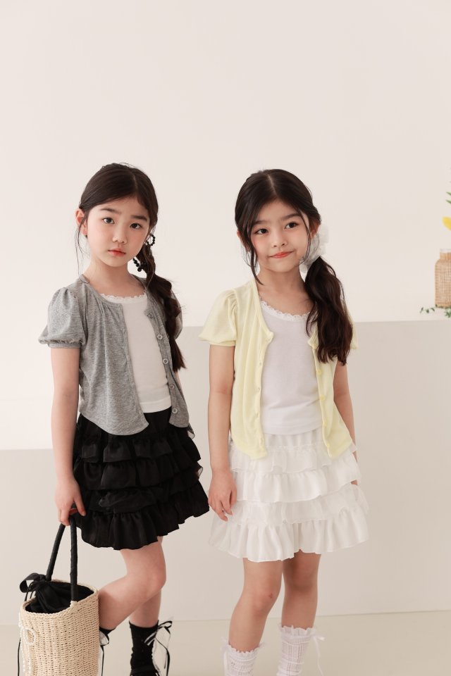 Dalla - Korean Children Fashion - #magicofchildhood - Lara Cardigan Tee - 6