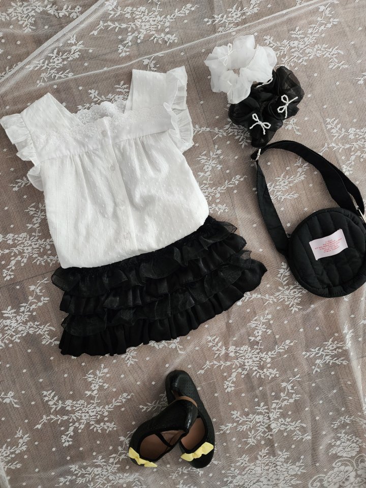 Dalla - Korean Children Fashion - #magicofchildhood - Blanc Blouse - 3