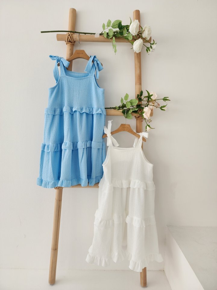 Dalla - Korean Children Fashion - #magicofchildhood - Cancan Strap One-Piece