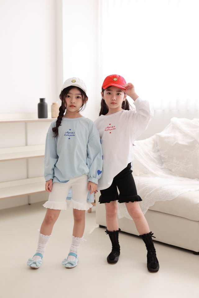 Dalla - Korean Children Fashion - #minifashionista - Love Summer Long Sleeve Tee - 8
