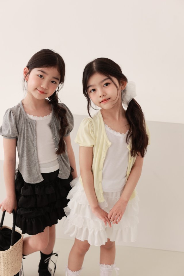 Dalla - Korean Children Fashion - #minifashionista - Lara Cardigan Tee - 7