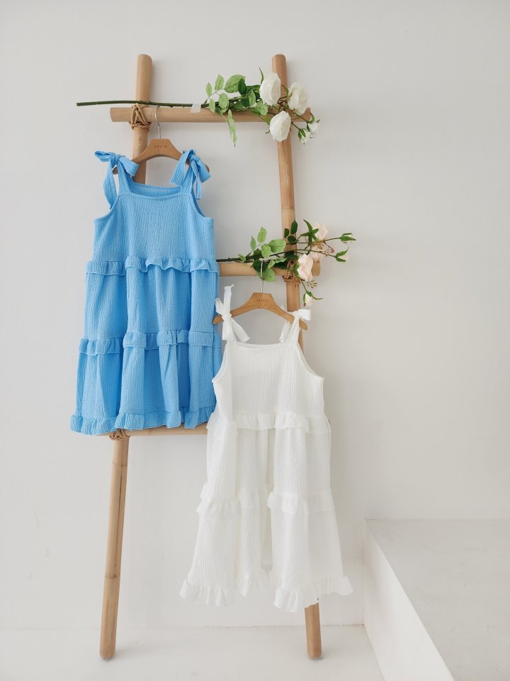 Dalla - Korean Children Fashion - #minifashionista - Cancan Strap One-Piece - 2
