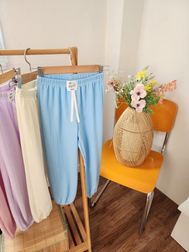 Dalla - Korean Children Fashion - #prettylittlegirls - Be Happy Ice Jogger Pants - 3