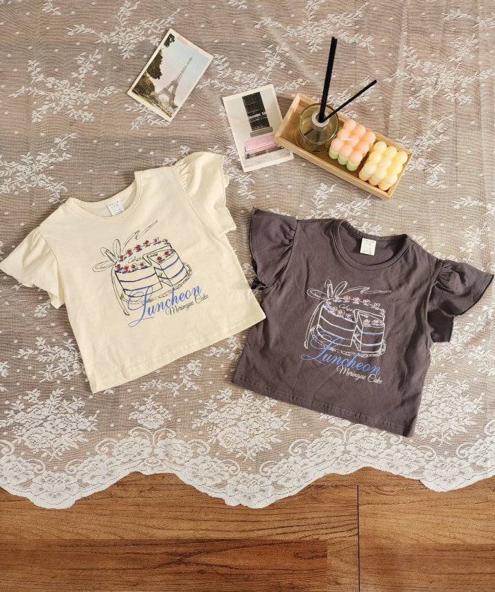 Dalla - Korean Children Fashion - #prettylittlegirls - Cake Tee