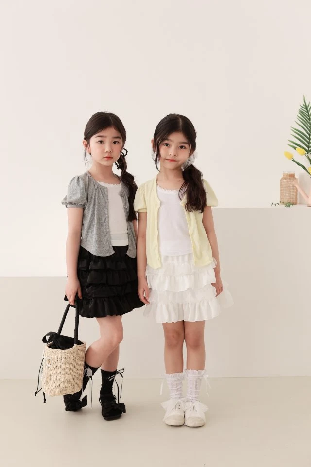 Dalla - Korean Children Fashion - #prettylittlegirls - Tanghulu Skirt - 6