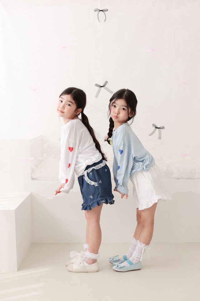 Dalla - Korean Children Fashion - #todddlerfashion - Ribbon Embroidery Shorts - 9