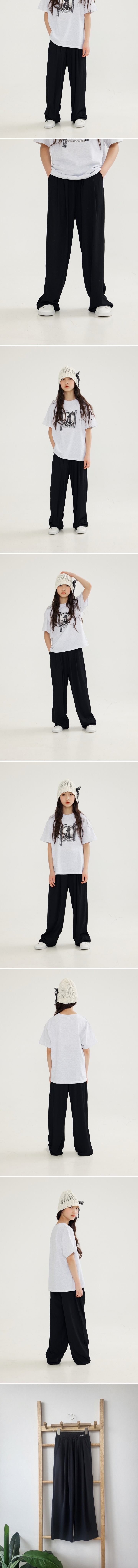 Dawon - Korean Children Fashion - #toddlerclothing - Rib Long Pants - 2