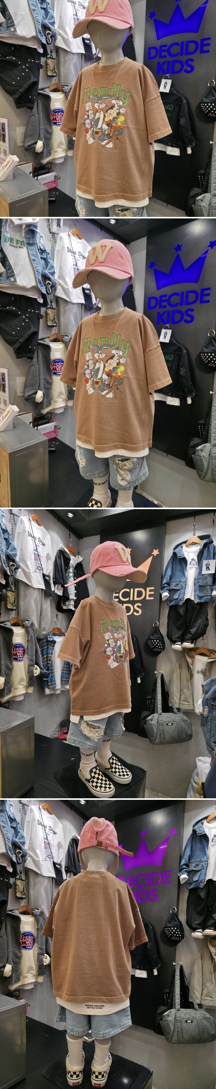 Decide Kids - Korean Children Fashion - #prettylittlegirls - Family Short Sleeve Tee