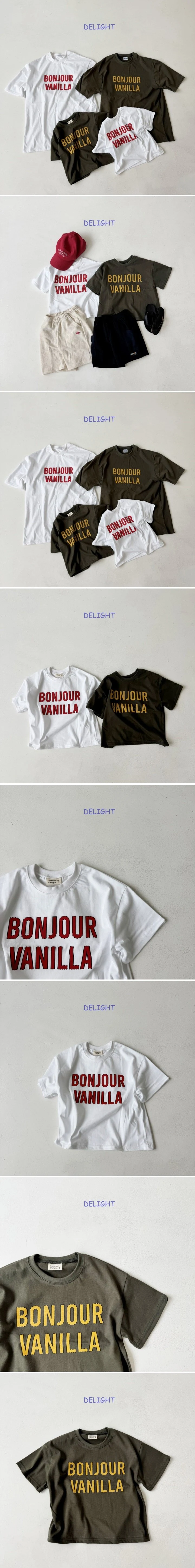 Delight - Korean Children Fashion - #Kfashion4kids - Bonjour Tee