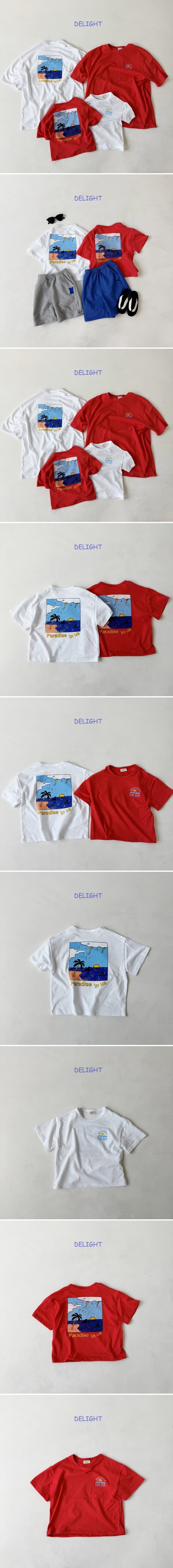 Delight - Korean Children Fashion - #designkidswear - Slub Paradise Tee