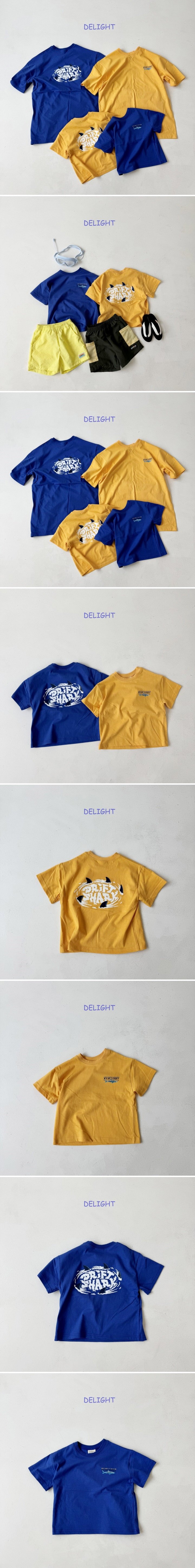Delight - Korean Children Fashion - #kidsstore - Shark Tee