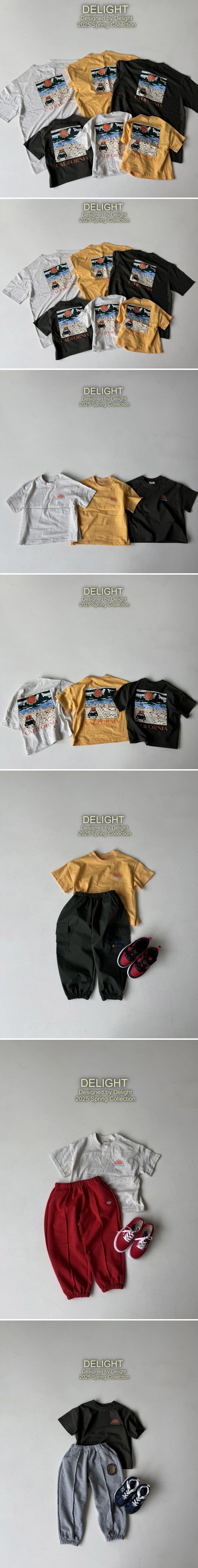 Delight - Korean Children Fashion - #magicofchildhood - Summer California Boxy Tee