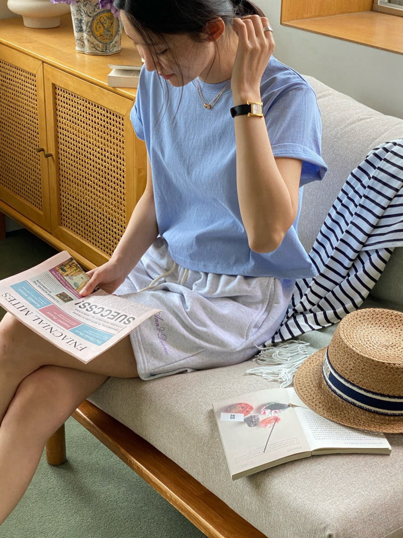Diana - Korean Women Fashion - #momslook - Basic Crop Tee