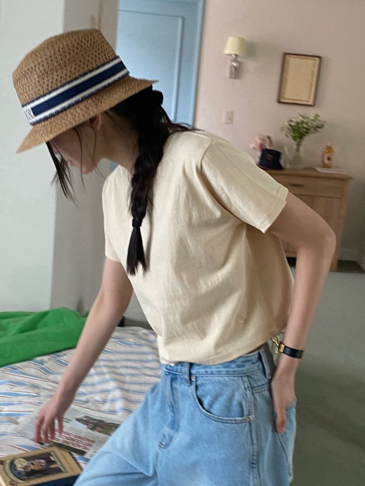 Diana - Korean Women Fashion - #momslook - Basic Crop Tee - 3