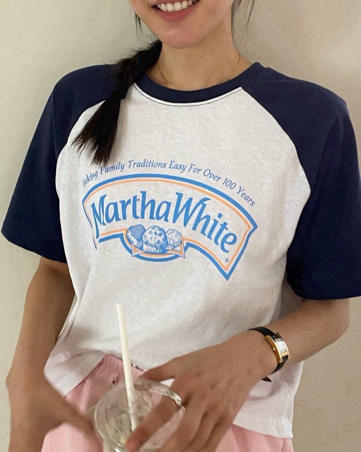 Diana - Korean Women Fashion - #momslook - Muffin Raglan Tee - 2