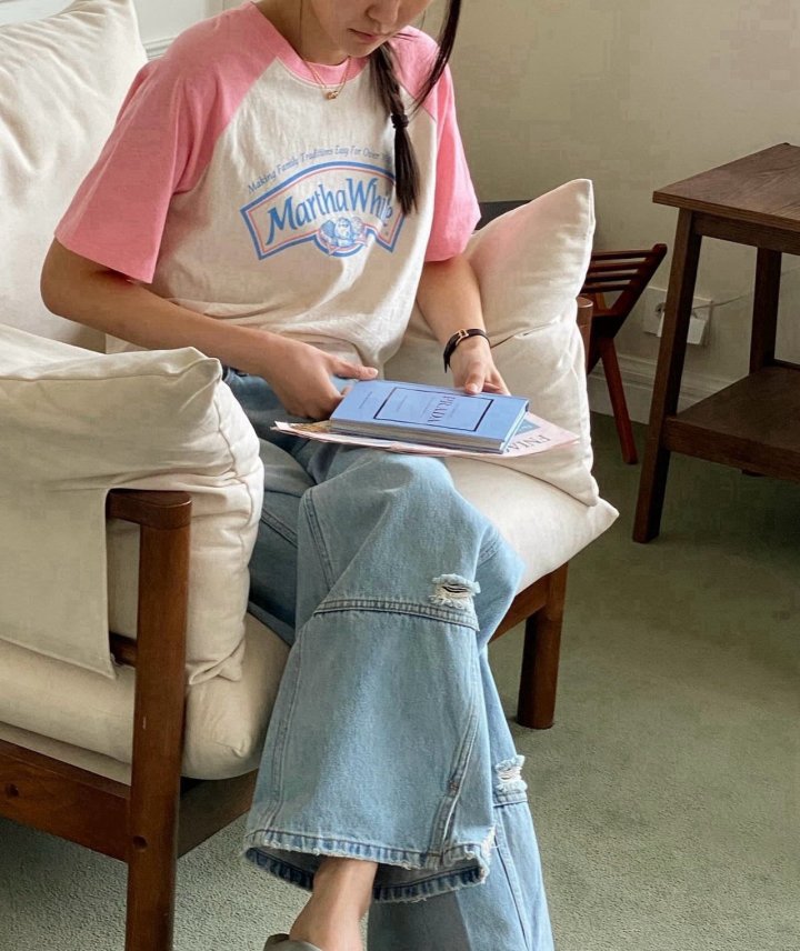 Diana - Korean Women Fashion - #momslook - Muffin Raglan Tee - 9