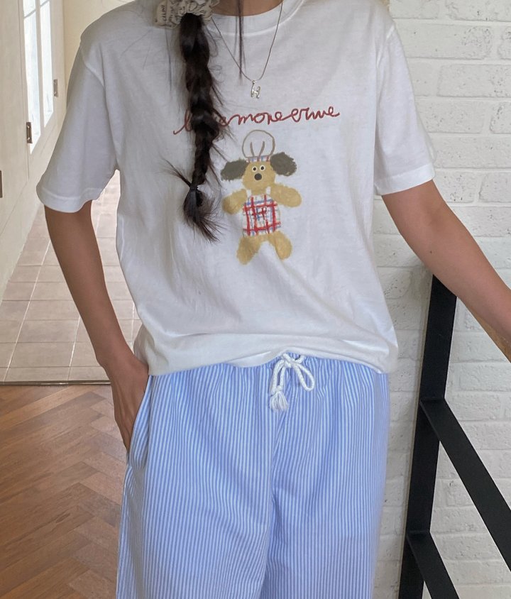 Diana - Korean Women Fashion - #momslook - Cooking Tee