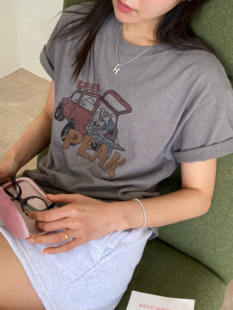 Diana - Korean Women Fashion - #momslook - Peak Tee - 12