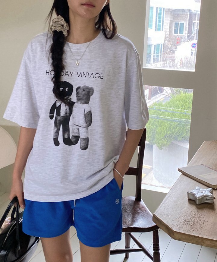 Diana - Korean Women Fashion - #momslook - Holiday Tee - 7