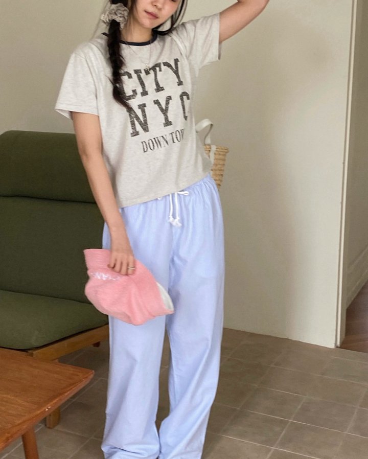 Diana - Korean Women Fashion - #thelittlethings - City Colored Tee - 4