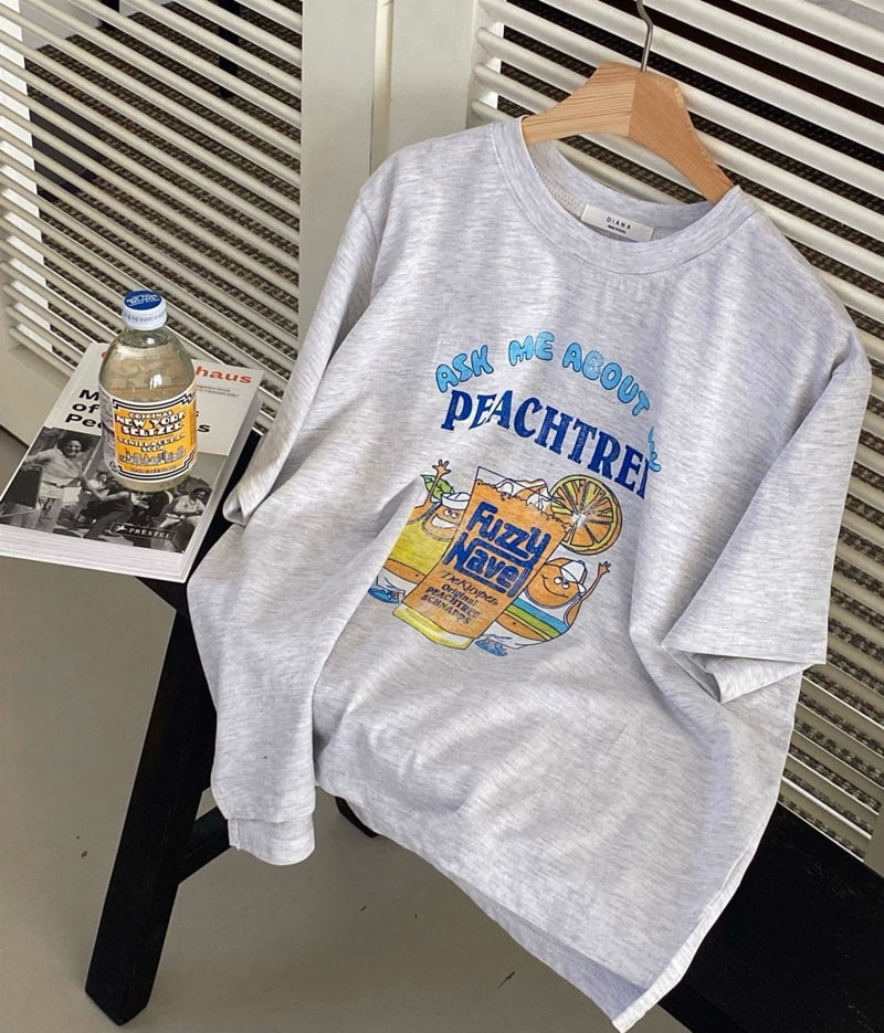 Diana - Korean Women Fashion - #pursuepretty - Peach Tree Tee - 12