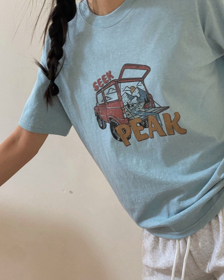 Diana - Korean Women Fashion - #vintagekidsstyle - Peak Tee - 4