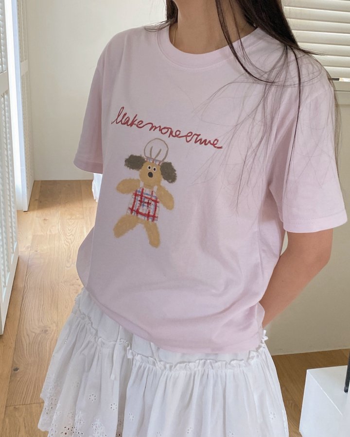 Diana - Korean Women Fashion - #restrostyle - Cooking Tee - 6