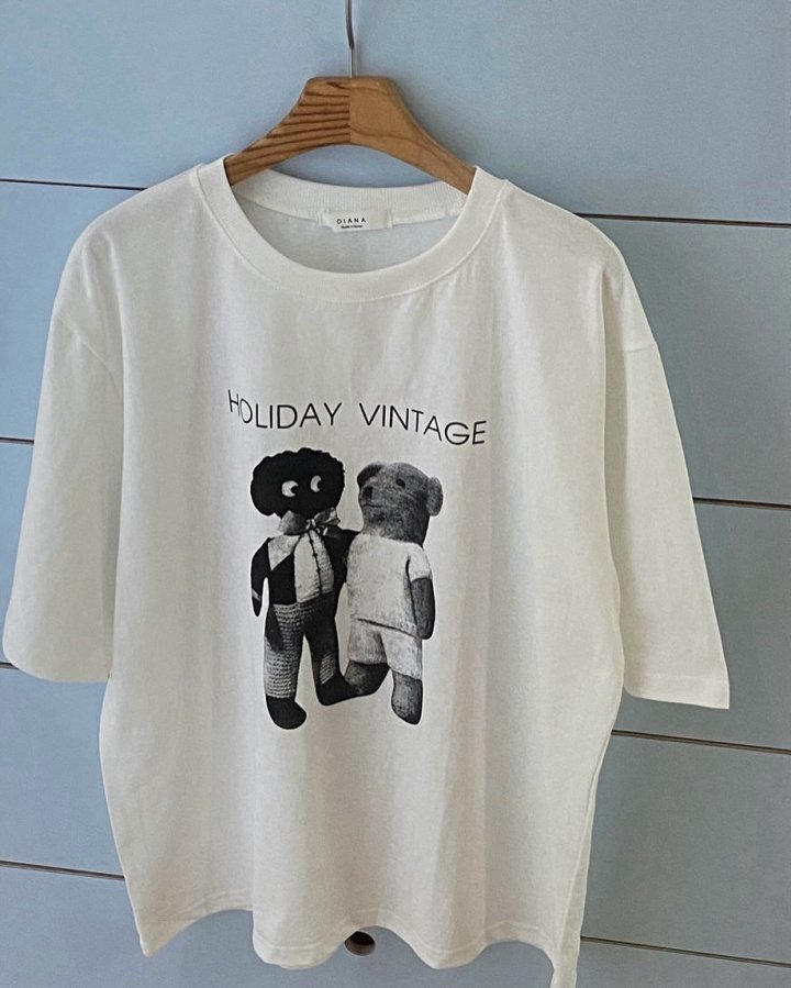 Diana - Korean Women Fashion - #restrostyle - Holiday Tee - 2